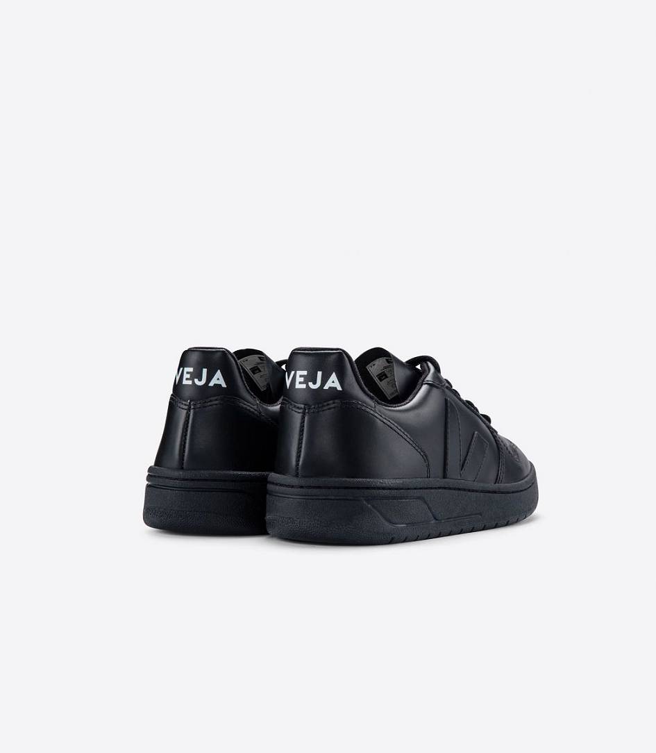 Veja V-10 Cwl Men's Trainers Black Black-Sole | CKR276895