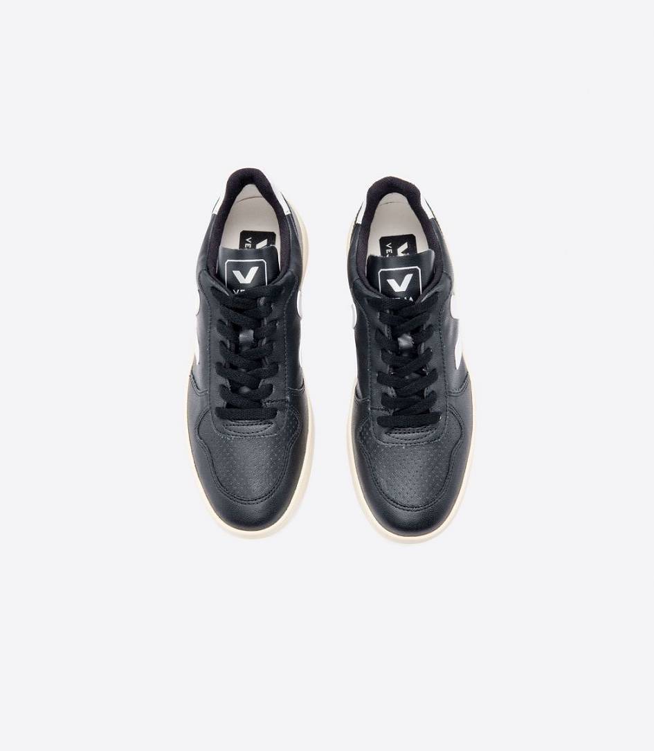 Veja V-10 Cwl Women's Sneakers Black White Butter Sole | KBG783406