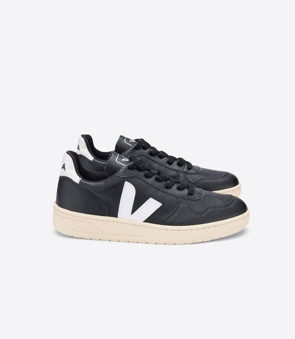 Veja V-10 Cwl Women\'s Sneakers Black White Butter Sole | KBG783406