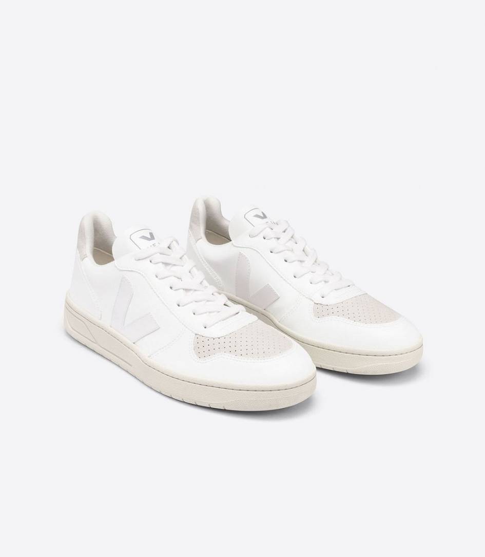 Veja V-10 Cwl Women's Sneakers Full White Natural | LDI952670