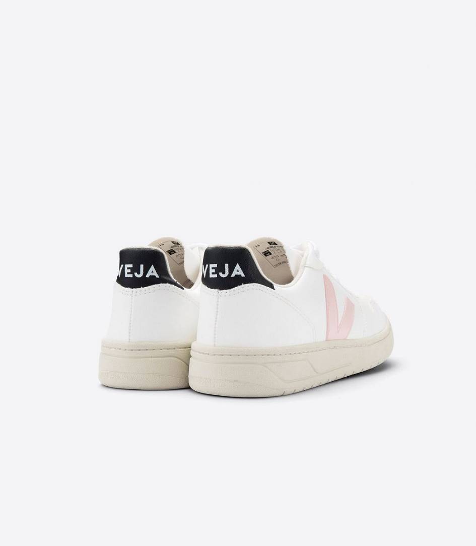 Veja V-10 Cwl Women's Trainers White Petale Black | JDX095327