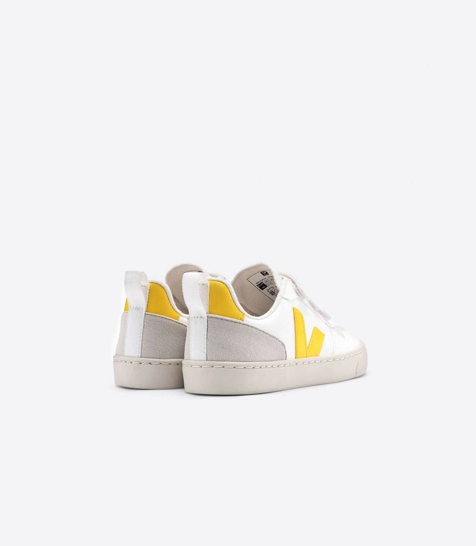 Veja V-10 Velcro Cwl Kids' Trainers White Tonic | EAN871036