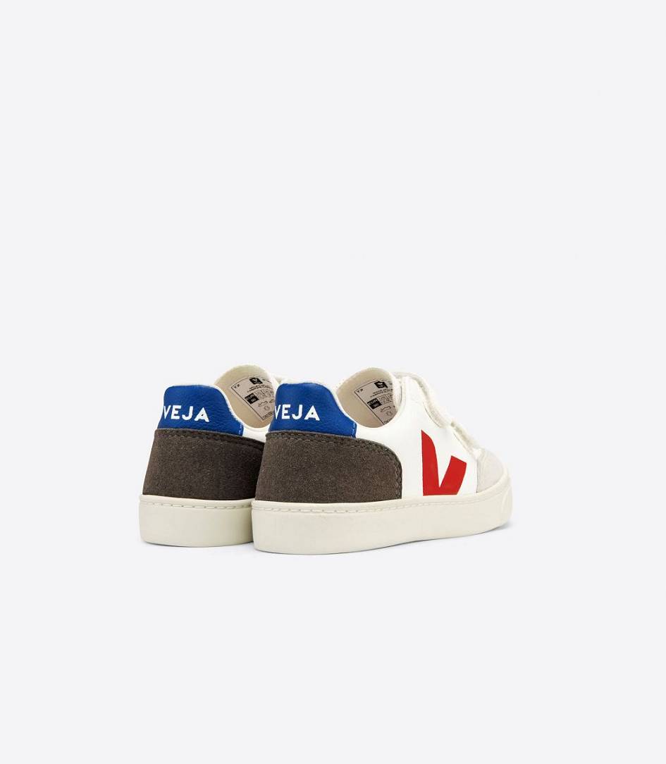 Veja V-12 Chromefree Kids' Sneakers White Multico Mud | TVW836527