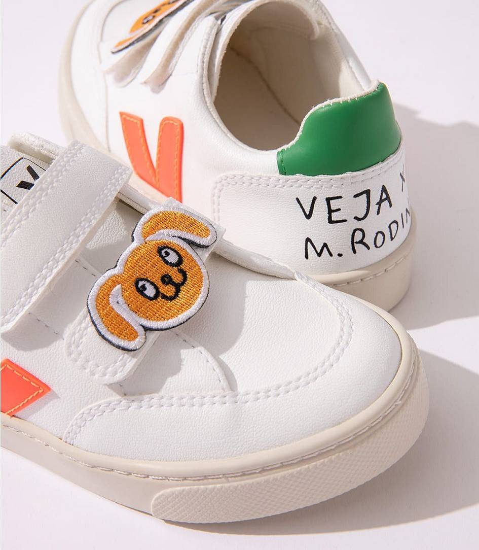 Veja V-12 Cwl Kids' Trainers Mini-Rodini Rabbit | FAE870521