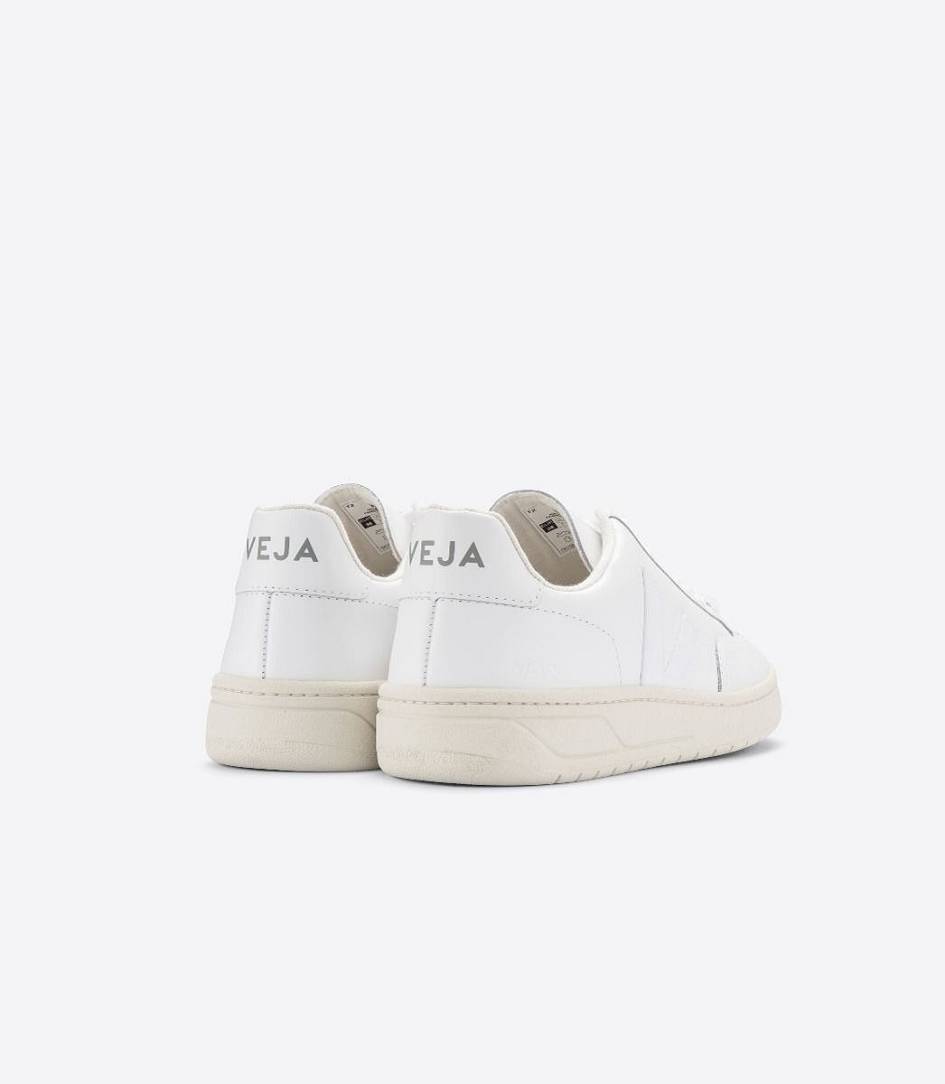 Veja V-12 Leather Men's Sneakers White | VIE813209