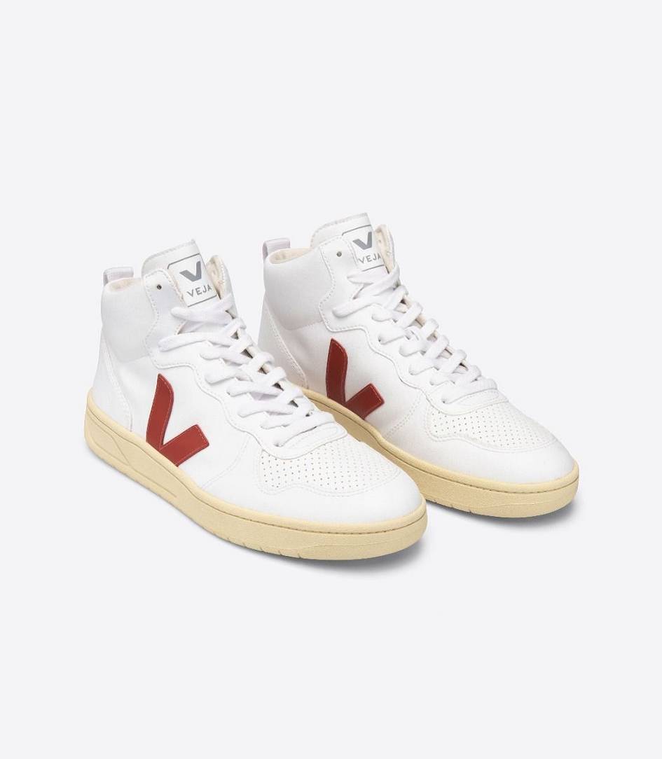 Veja V-15 Cwl Men's Sneakers White Rouille Butter Sole | JQB401357