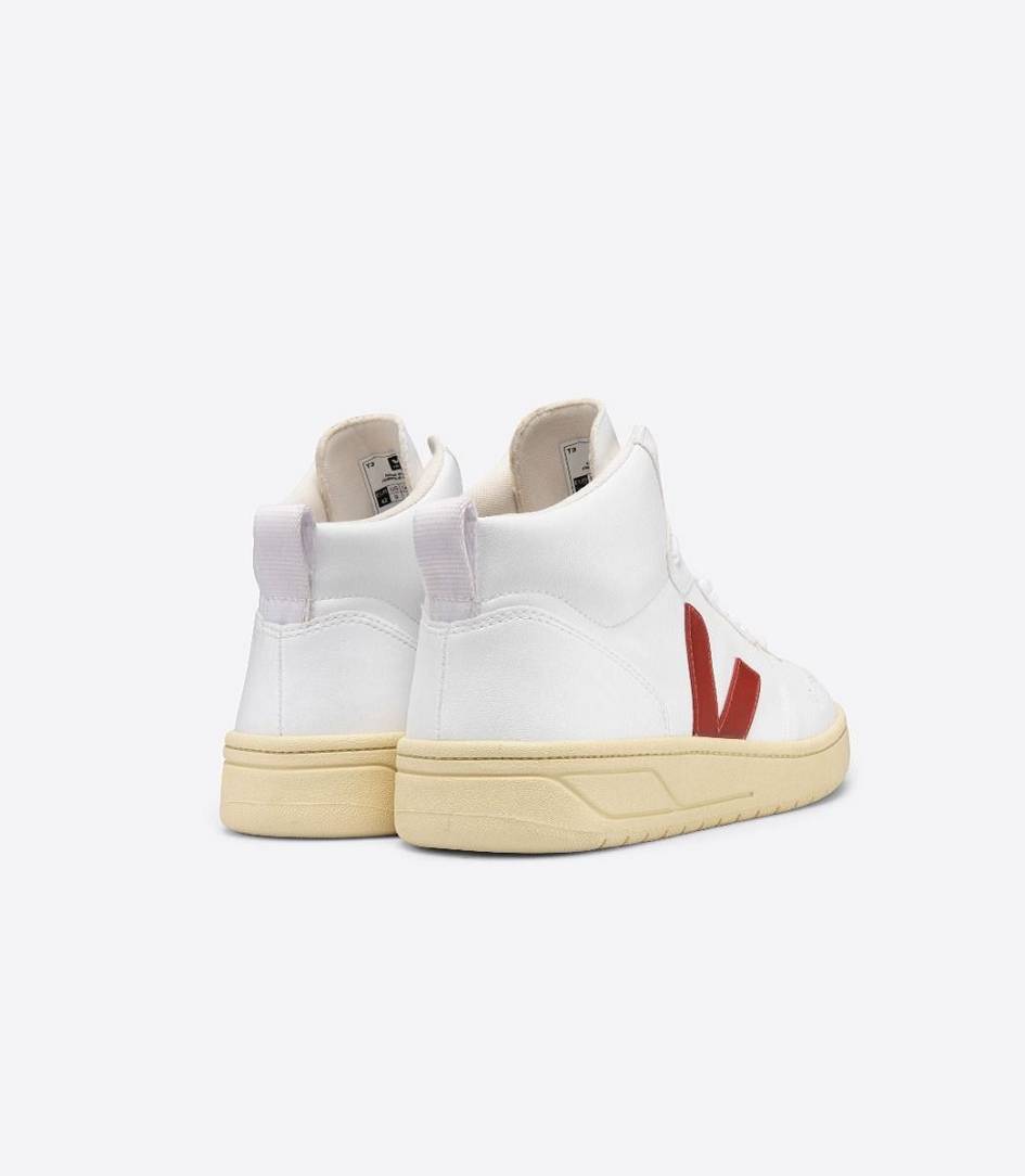 Veja V-15 Cwl Men's Sneakers White Rouille Butter Sole | JQB401357