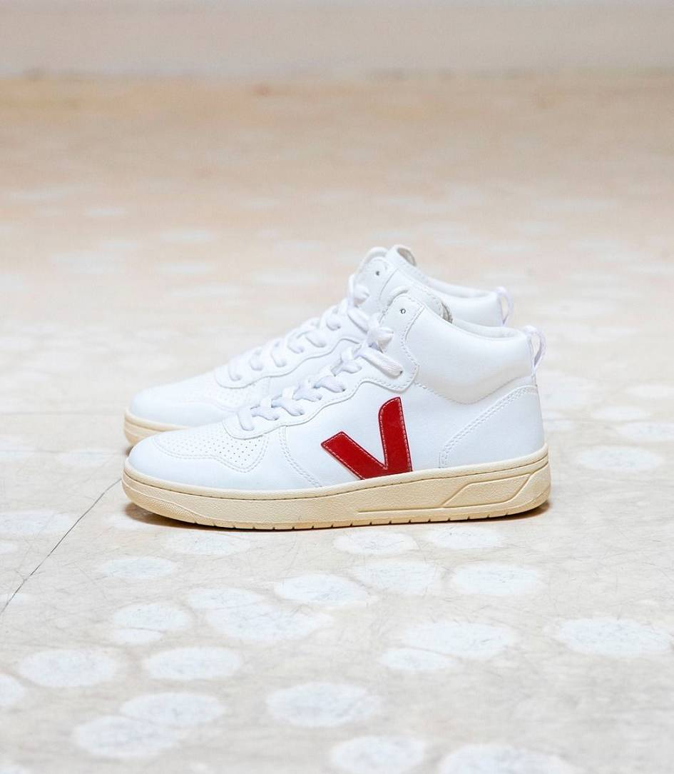 Veja V-15 Cwl Women's Sneakers White Rouille Butter Sole | HJV087423