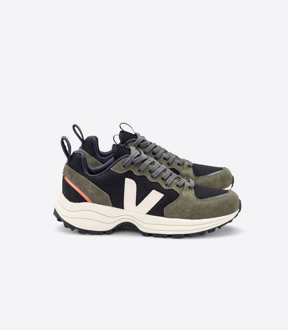 Veja Venturi Bastille B-mesh Men\'s Trainers Black Olive Pierre | PCY954720