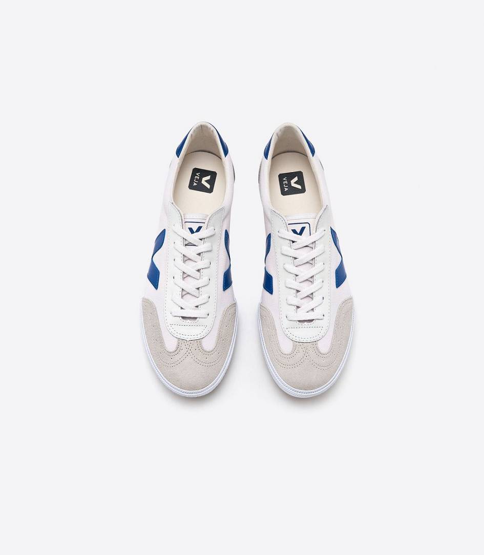 Veja Volley Canvas Women's Sneakers White Indigo | MXI098316