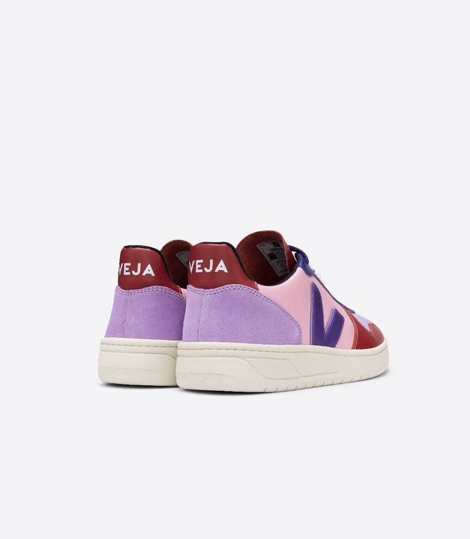 Veja X Make My Lemonade V-10 Leather Women's Sneakers Guimauve | FWN603572