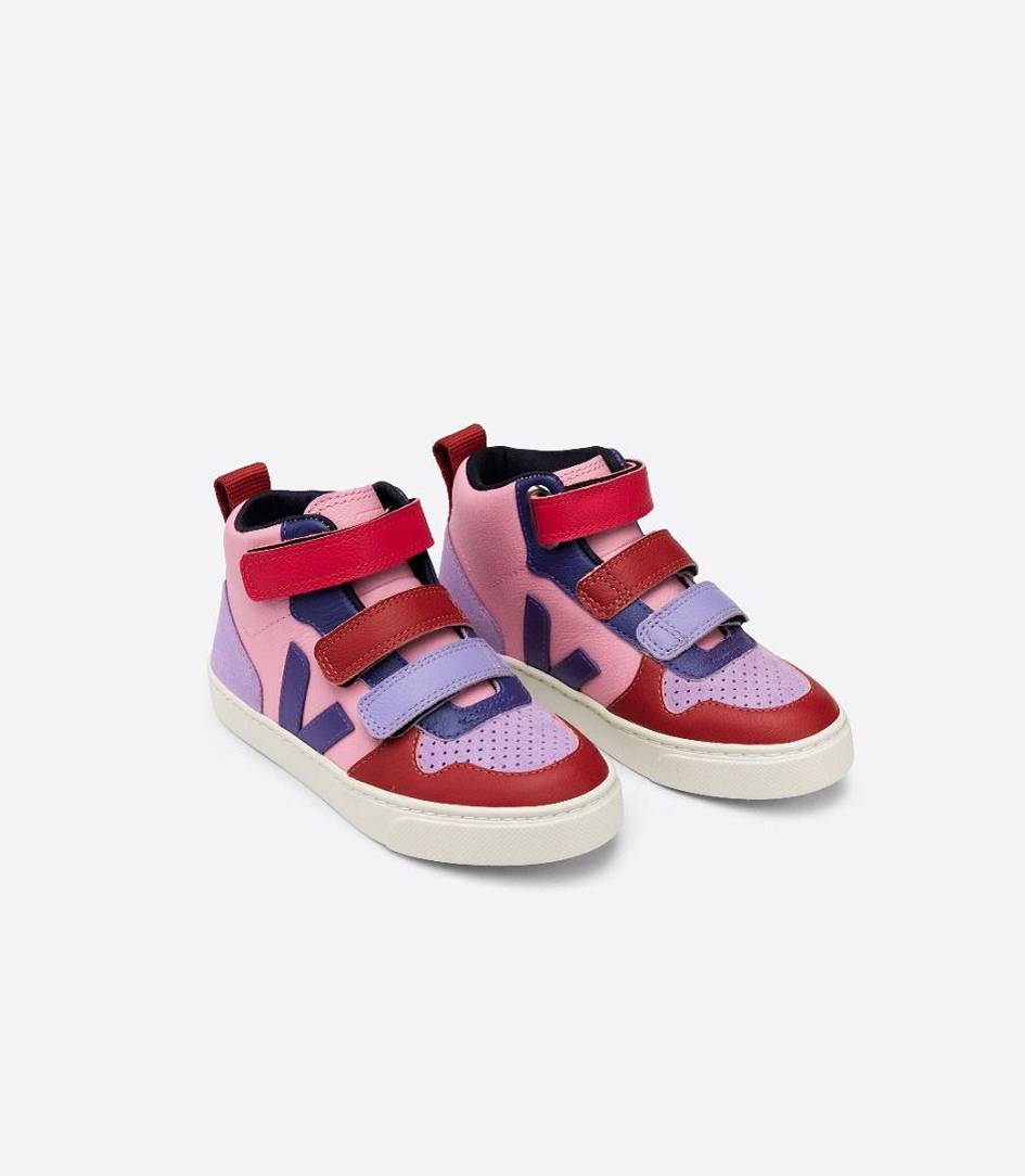 Veja X Make My Lemonade V-10 Mid Chromefree Kids' Trainers Guimauve | GRQ465391