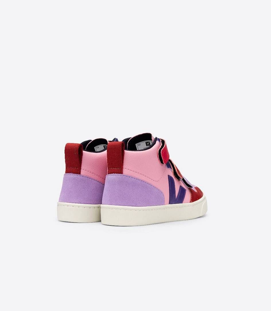 Veja X Make My Lemonade V-10 Mid Chromefree Kids' Trainers Guimauve | GRQ465391