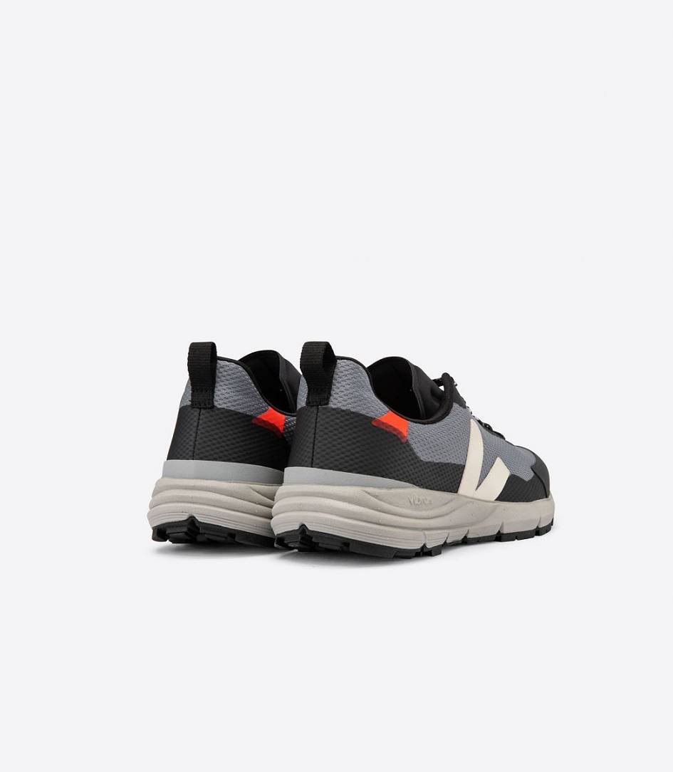 Veja X Vibram Dekkan Alveomesh Men's Runners Concrete Pierre Orange Fluo | EXT604319