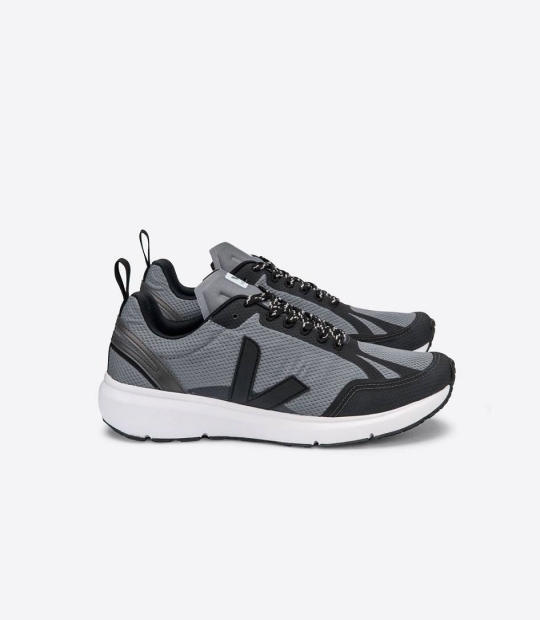 Veja Condor 2 Alveomesh Men's Runners Concrete Black | NOM123769