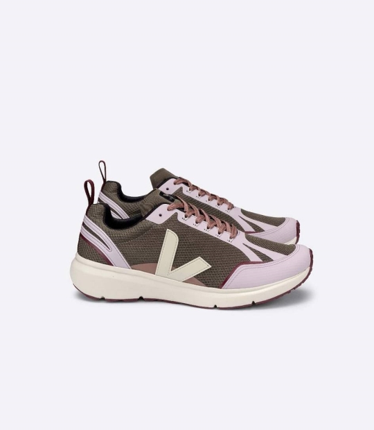 Veja Condor 2 Alveomesh Women's Runners Kaki Pierre Parme | PGY480519