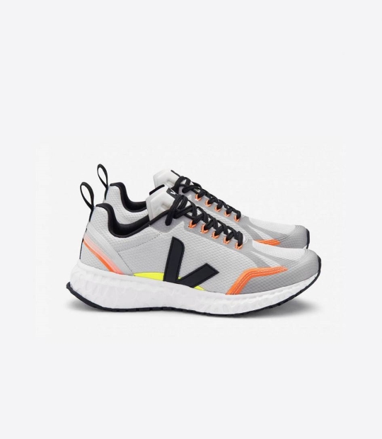 Veja Condor Mesh Men's Runners Light Grey Black | QES598630