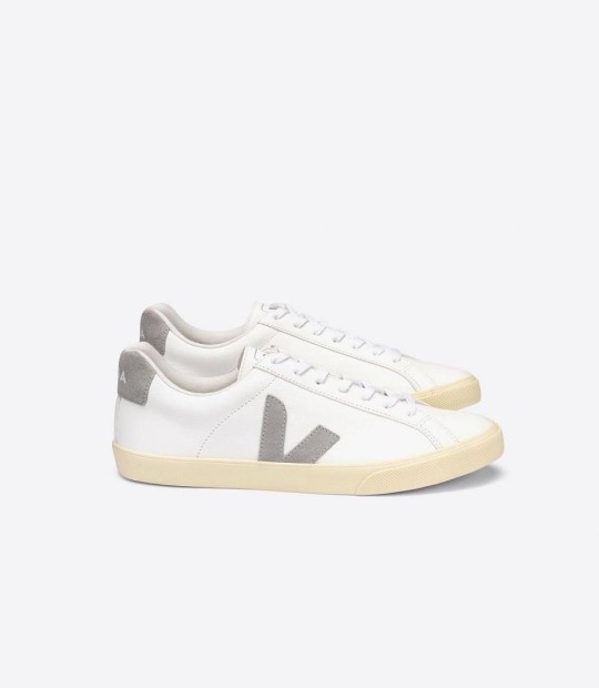 Veja Esplar Chromefree Men's Sneakers White Oxford-Grey | URO264571