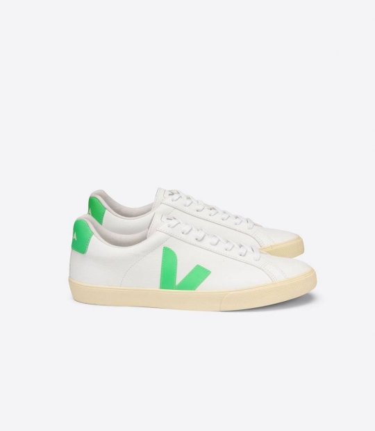 Veja Esplar Chromefree Women's Trainers White Absinthe Butter-Sole | BIR760419