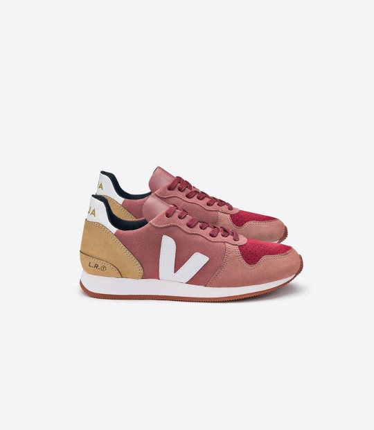 Veja Holiday Suede Women's Trainers Dried Petal Marsala Desert | PUQ456971