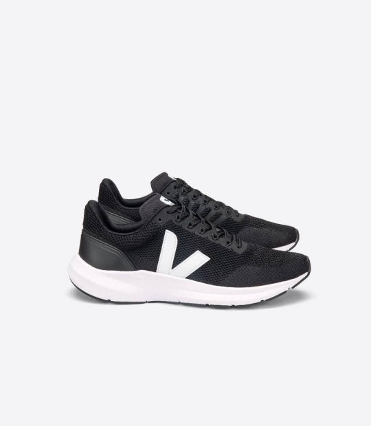 Veja Marlin V-knit Women's Runners Black White | NEH287694