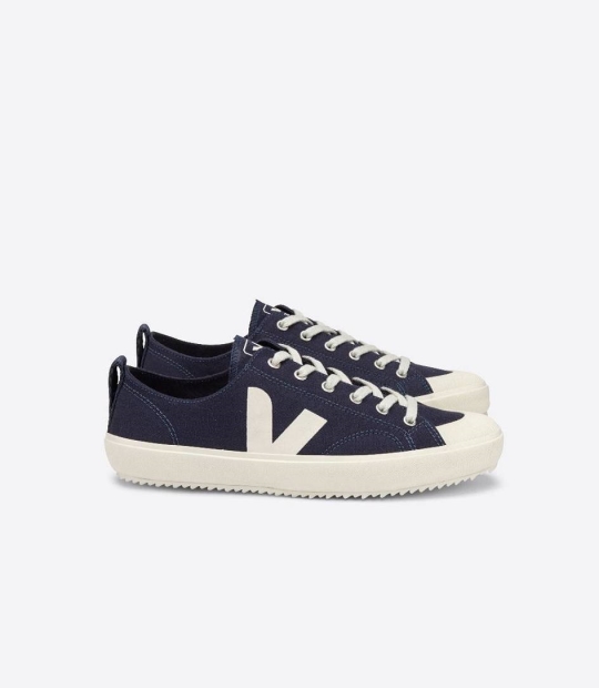 Veja Nova Canvas Men's Trainers Marine Pierre | XCG724851