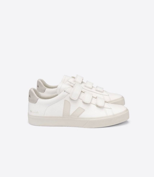 Veja Recife Chromefree Men's Trainers White Pierre Natural | KSG691803