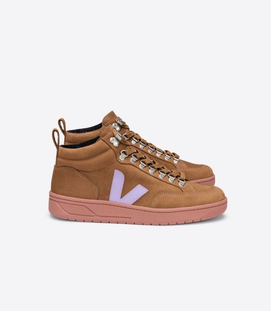 Veja Roraima Nubuck Women's Trainers Brown Lavande | GAO871039