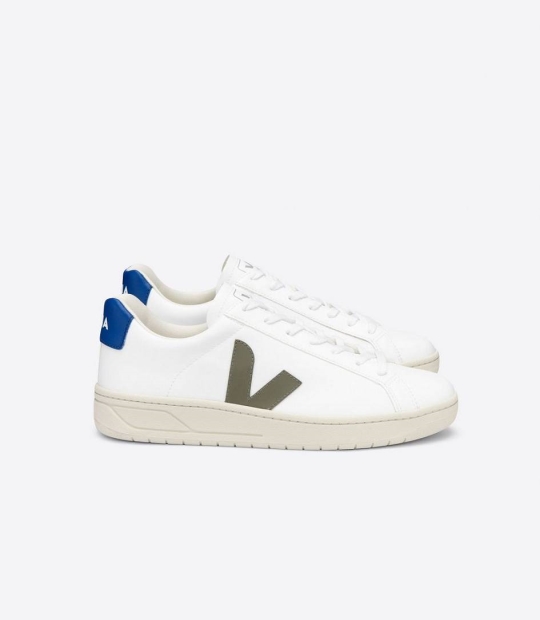 Veja Urca Cwl Men's Trainers White Kaki Indigo | QVD346809