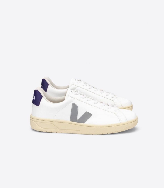 Veja Urca Cwl Men's Trainers White Oxford-Grey Purple | PWD706923