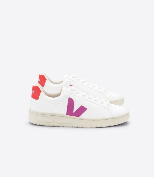 Veja Urca Cwl Women's Trainers White Ultraviolet Orange | NBT456821