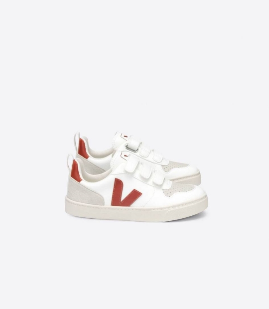 Veja V-10 Cwl Kids' Sneakers White Rouille | QMC657984