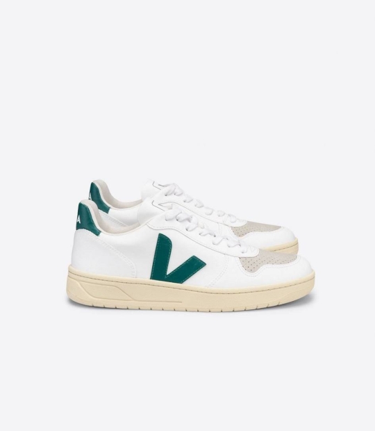 Veja V-10 Cwl Women's Trainers White Brittany Butter Sole | USE410987