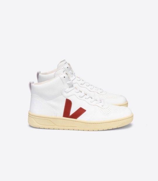 Veja V-15 Cwl Men's Sneakers White Rouille Butter Sole | JQB401357