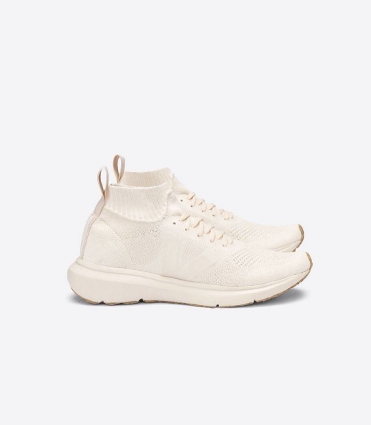 Veja X Rick Owens Mid V-knit Men's Runners Butter | KPD490826